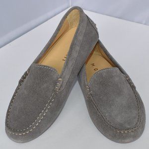 M. Gemi Gray Suede Somerset Loafer Slip Ons